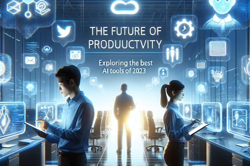 The Future of Productivity: Exploring the Best AI Tools of 2023