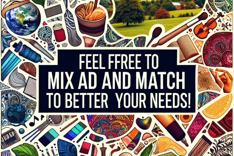 Feel free to mix and match or modify these to better suit your needs!