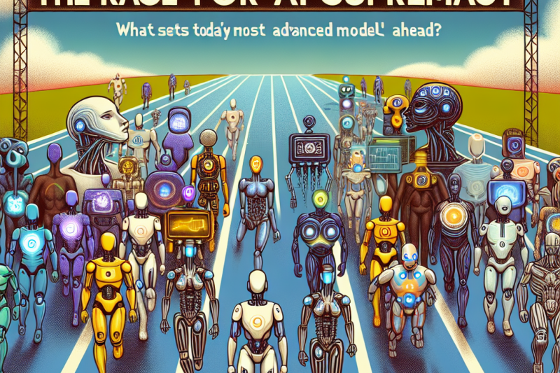 The Race for AI Supremacy: What Sets Today’s Most Advanced Model Ahead?
